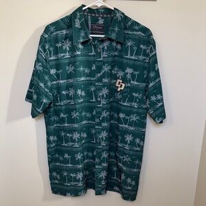Cal Poly Men's Hawaiian Shirt Size L